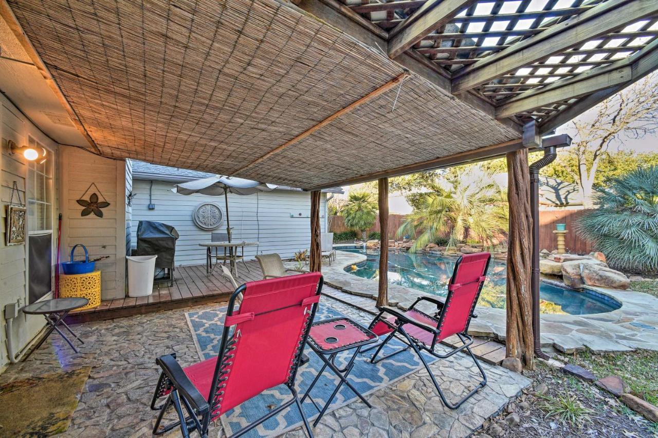 Peaceful San Antonio Oasis With Private Pool And Grill Villa Exteriör bild